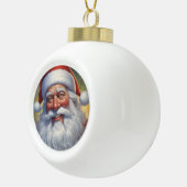 Boule En Céramique Santa Clause Joyeux Noël Bonne année (Droite)
