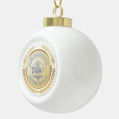 Boule En Céramique Sceau officiel Palau (Droite)