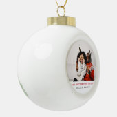 Boule En Céramique Simple Elegant First Christmas Engaged photo   (Gauche)