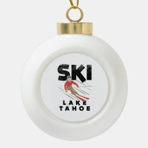 Boule En Céramique Ski - Lac Tahoe