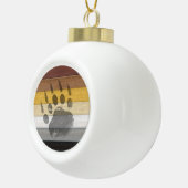 Boule En Céramique SlipperyJoe's Bear Pride drapeau de la texture du  (Droite)