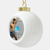 Boule En Céramique SlipperyJoe's Man serviette brisée mur de brique b (Droite)