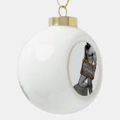 Boule En Céramique SlipperyJoe's Thanksgiving man hot six pack abs un (Gauche)