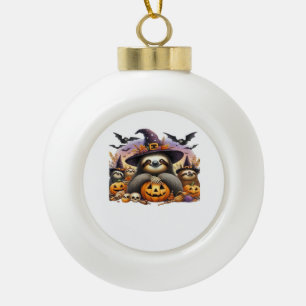 Boule En Céramique Sloth Belle paresse Classic T-Shirt_2