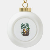 Boule En Céramique Sloth Irish Drinking St Patrick's Day (Devant)