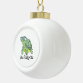 Boule En Céramique Slow Walking Club Cute Funny Turtle (Droite)