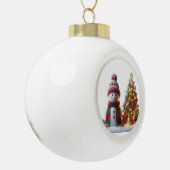 Boule En Céramique Snowflake Framed Ornament (Gauche)