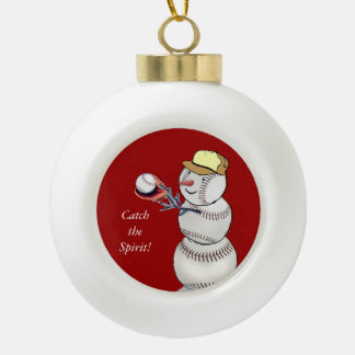 Boule En Céramique Snowman
