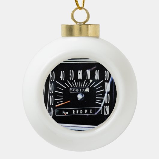 Boule En Céramique Speedometer 1968 (Devant)