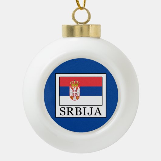 Boule En Céramique Srbija (Devant)