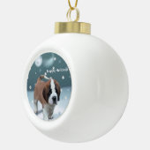 Boule En Céramique St Bernard Noël (Droite)
