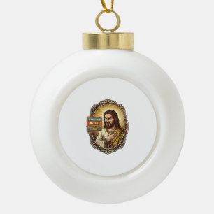 Boule En Céramique Stockage en nuage de Jésus plein avertissement Pay