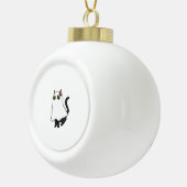 Boule En Céramique T-Shirt classique de chat fantôme_2 (Droite)