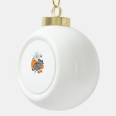 Boule En Céramique T-shirt classique Halloween Kitty et Spiders (Droite)