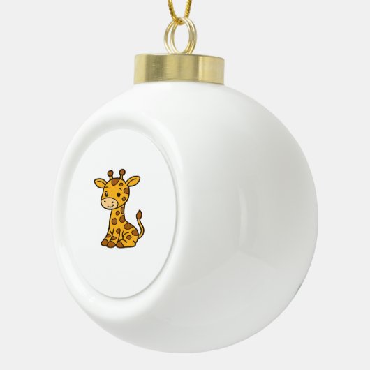 Boule En Céramique T-shirt classique pour bébé girafe (Droite)