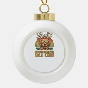 Boule En Céramique T-shirt Papa Golden Retriever pour l'éternité Suns