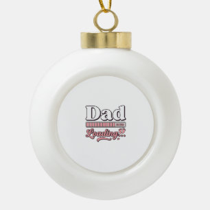 Boule En Céramique T-shirt vintage d'annonce de bébé 2025 Papa en rou