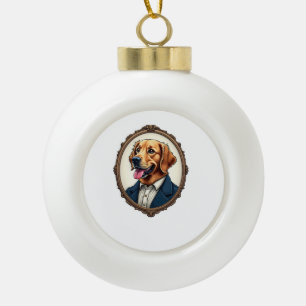 Boule En Céramique T-shirt vintage portrait de Golden Retriever patri