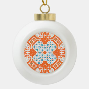 Boule En Céramique Talavera Mexicaine : Céramique Antique sans Seamle