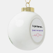 Boule En Céramique Tellement content que je vous connaisse... Si heur (Gauche)