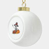 Boule En Céramique Thanksgiving X-ray Skeleton Funny Rock Hand Fall L (Droite)