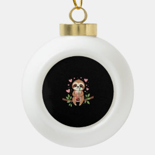 Boule En Céramique Thé au lait bulle de boba de paresseux mignon kawa
