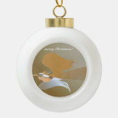 Boule En Céramique Trompettes anges (Devant)