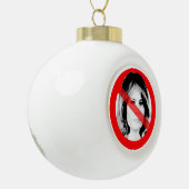 Boule En Céramique Trump anti-Melania a traversé la face (Gauche)