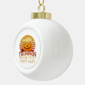 Boule En Céramique Trumpkin Halloween Funny Classic (Droite)