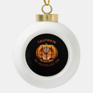 Boule En Céramique Trumpkin rend Halloween grand à nouveau - Sloth Ma