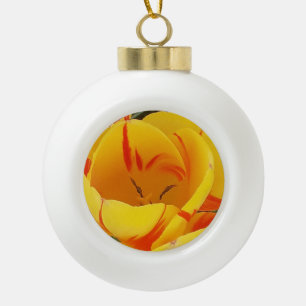 Boule En Céramique Tulipe jaune