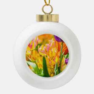 Boule En Céramique Tulipes Enchanter 01