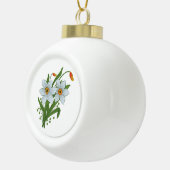 Boule En Céramique Tulipes et jonquilles Fleurs (Droite)