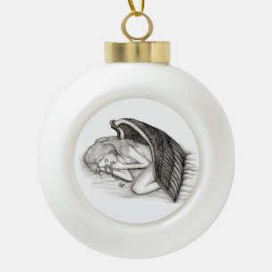 Boule En Céramique Un ange endormi