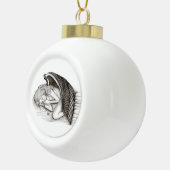 Boule En Céramique Un ange endormi (Droite)