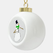 Boule En Céramique un bonhomme de neige (Droite)