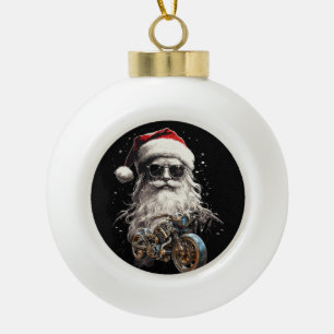 BOULE EN CÉRAMIQUE UN VOYAGE COOL POUR PÈRE NOËL