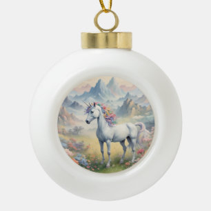 Boule En Céramique Unicorne