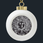 Boule En Céramique vintage chalkboard Greek mythology Gorgon medusa<br><div class="desc">tableau noir accessoires de mode medusa cheveux. tableau vintage mythologie grecque Gorgon medusa décoration et cadeaux medusa pour les amateurs de mythologie grecque.</div>