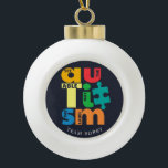 Boule En Céramique Voir La Sensibilisation sur l'autisme Able Personn<br><div class="desc">Pour beaucoup de gens, la Sensibilisation sur l'autisme arrive chaque avril, pour d'autres, la conscience est quotidienne. Cette conception de support de Sensibilisation sur l'autisme dit Voir l'Able pas l'Autisme Étiquette. Parfait pour vos campagnes de sensibilisation en équipe en ajoutant votre nom d'équipe. Ajoutez le nom en cliquant sur le...</div>