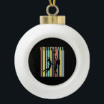 Boule En Céramique Volley-ball Beachvolleyball Retro<br><div class="desc">Conception volleyball faite pour chaque joueur de volleyball. Cool présent pour Noël,  anniversaire ou autres occasions.</div>