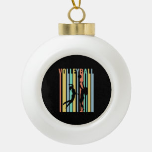 Boule En Céramique Volley-ball Beachvolleyball Retro