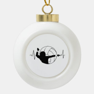 Boule En Céramique Volley-ball - Volleyball Lecteur Heartbeat