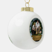 Boule En Céramique Votre propre photo dans une vue de Snowglobe ! - (Gauche)