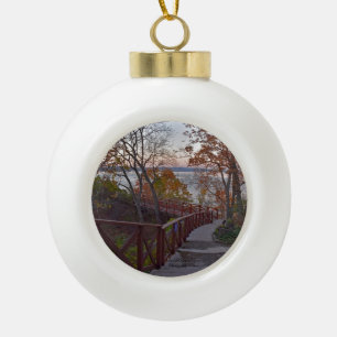 Boule En Céramique Vue de l'intérieur de la résidence Bannerman