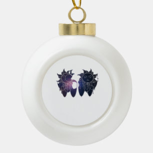 Boule En Céramique Whimsigoth Starry Nuit Sun Moon Witchy Classic