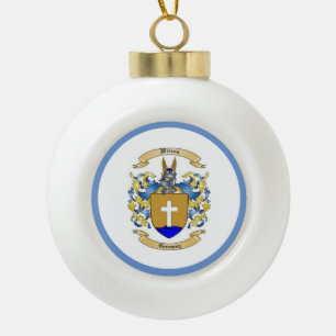 Boule En Céramique Wilson Family Crest [allemand]