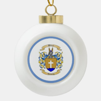 Boule En Céramique Wilson Family Crest [allemand]