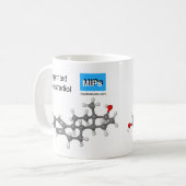 boule et bâton de tasse de modèle d'oestradiol (Devant gauche)