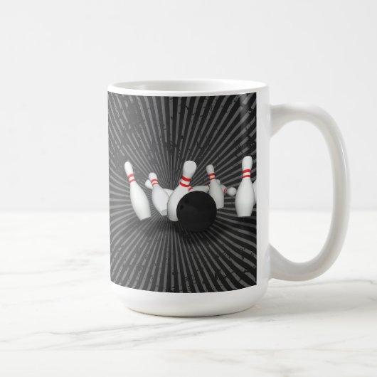 Boule et goupilles de bowling : modèle 3D : Tasse (Droite)